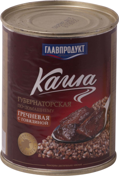 Каша гречневая ГЛАВПРОДУКТ Губернаторская с говядиной